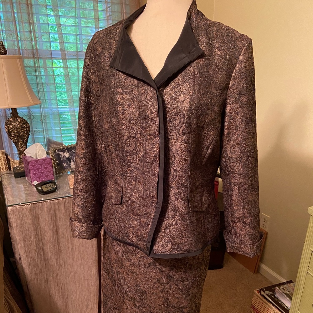 Bronze 2 piece suit